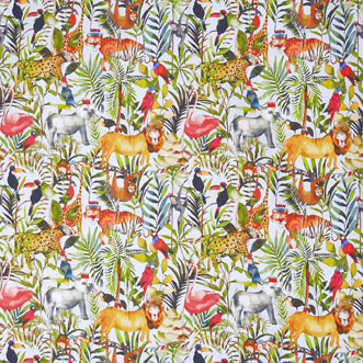 King, Of The Jungle Waterfall - Fabric Only